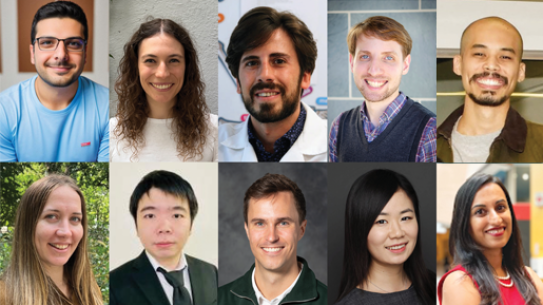 a collage of faculty faces
